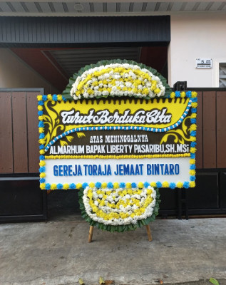 Papan Bunga Duka di Cigeulis